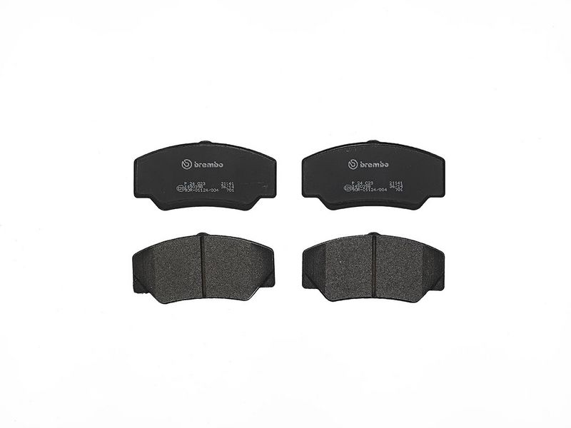 комплект спирачно феродо, дискови спирачки BREMBO