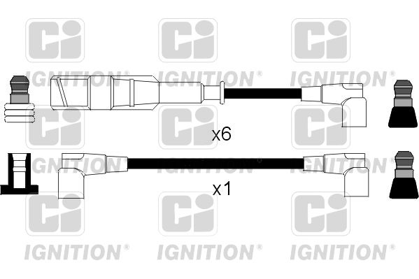 QUINTON HAZELL gyújtókábelkészlet XC462
