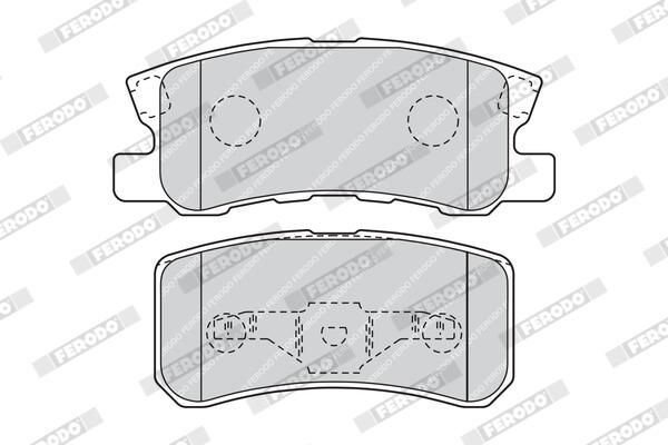 FERODO FDB1604 Brake Pad Set, disc brake