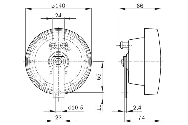 BOSCH 0320226004 Гудок
