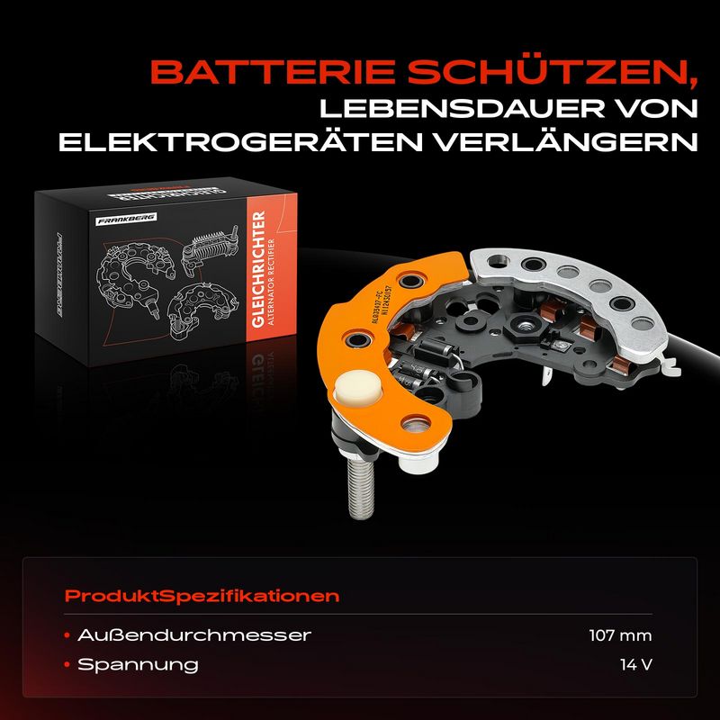 Frankberg 5481FB0061662 Rectifier, alternator