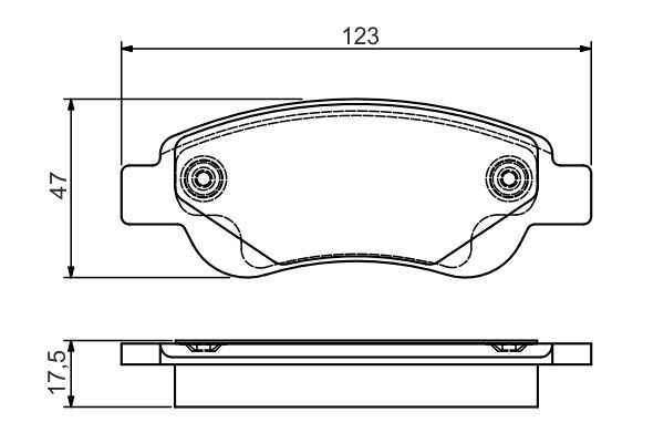 BOSCH 0 986 495 085 Brake Pad Set, disc brake