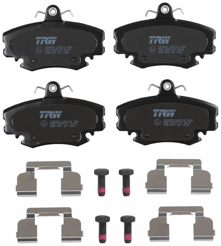 TRW GDB1634 Brake Pad Set, disc brake