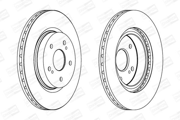 Гальмівний диск, Champion 562632