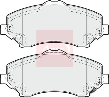 APEC Brake Pad Set, disc brake PAD1700