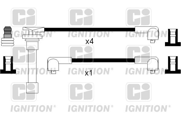 QUINTON HAZELL gyújtókábelkészlet XC357