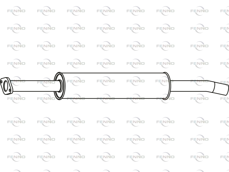 FENNO P23026 Middle Silencer