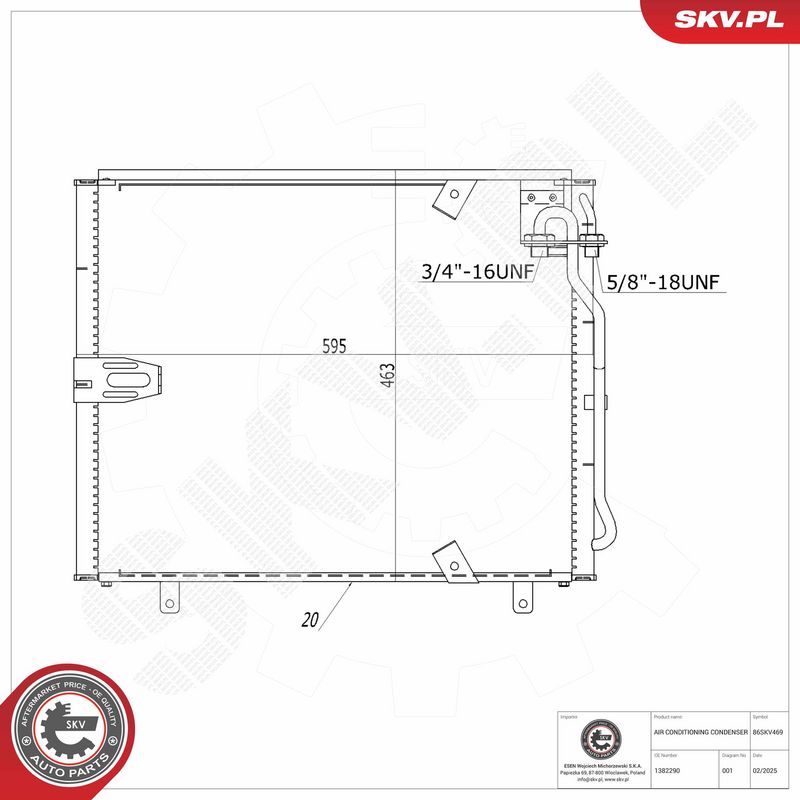 Kondensaator, kliimaseade, ESEN SKV 86SKV469