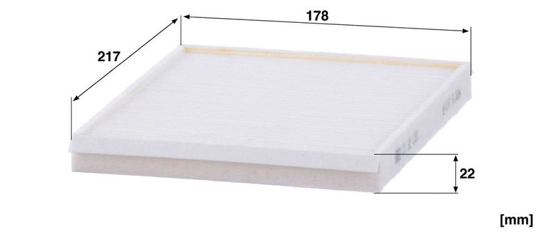 Cabinefilter (216x177x20mm, patroon) past: MANITOU MLT840 - 115 PS, MT1135 EASY 75D ST3B S1, MT1335 EASY 75D ST3B S1, MT1435 EAST 75D ST3B S1, MT1440 EAST 75D ST3B S1, MT1840 EASY 75D ST3B S1