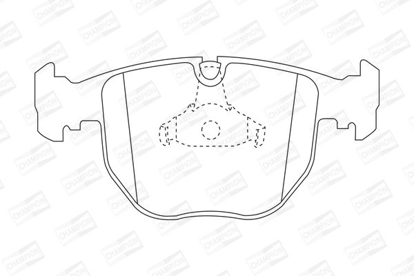 CHAMPION BMW тормозные колодки передний 5-serie E39, 7-serie E38, X5 E53