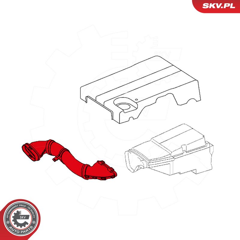 Õhutoru, õhufilter, ESEN SKV 43SKV901