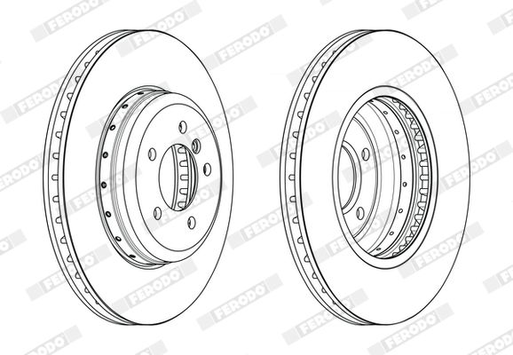 Ferodo Brake Disc DDF2616VC-1