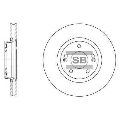 Гальмівний диск, Hi-Q SD1055