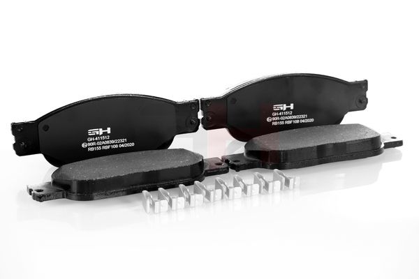 Piduriklotsi komplekt, ketaspidur, GH GH-411512