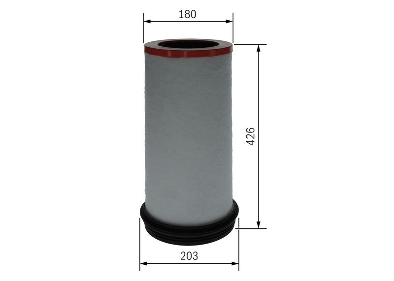 BOSCH F 026 400 684 Secondary Air Filter