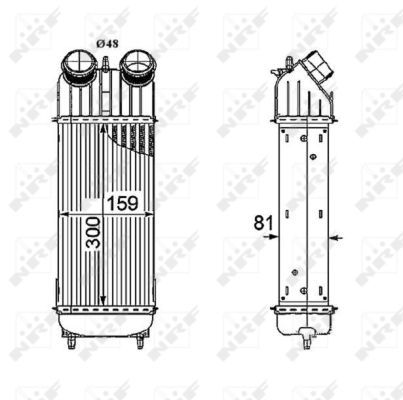 NRF 30196 Charge Air Cooler