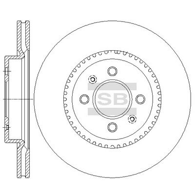 Гальмівний диск, Hi-Q SD2043