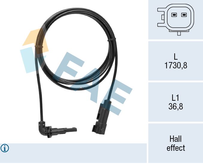 Sensor, revoluciones de la rueda