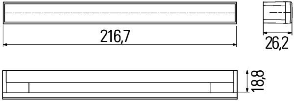 HELLA 2PT 980 680-821 Daytime Running Light Set