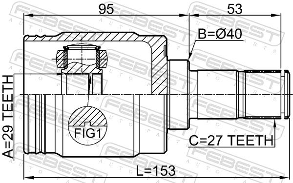 This part match OEM code: 44305-T5C-000