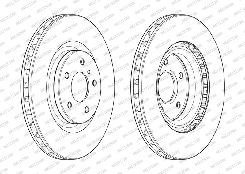 Disc frana DDF1948C-1 FERODO