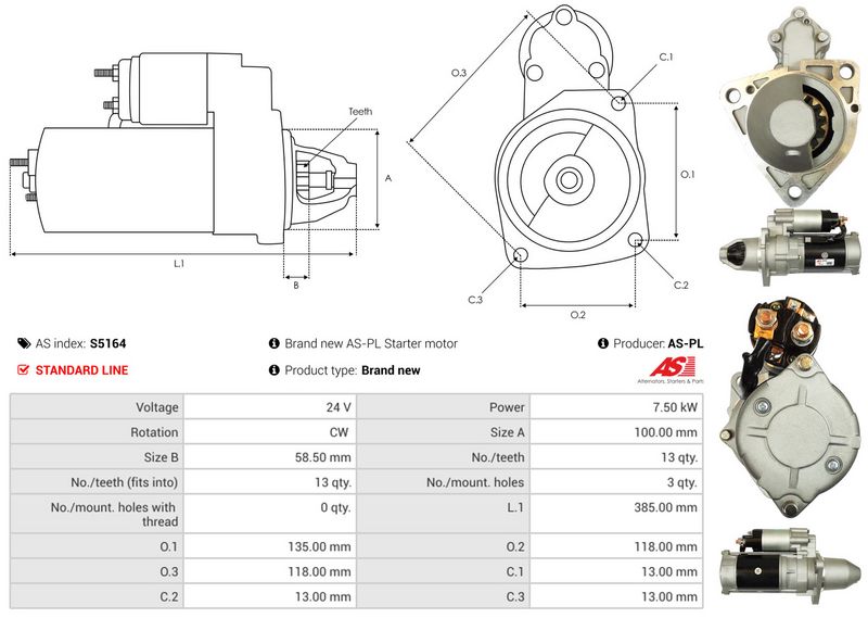AS-PL S5164 Starter