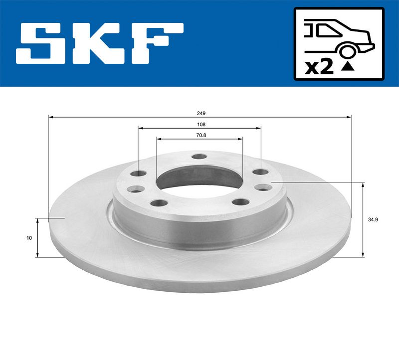 спирачен диск SKF