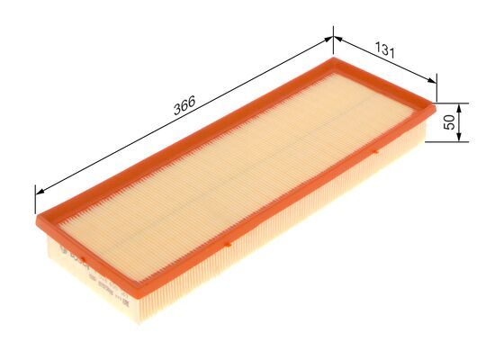 F026400549 BOSCH Повітряний фільтр - Фото 6