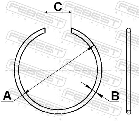 FEBEST CC-1-29X2-2-PCS5 Mounting Set, drive shaft bellow