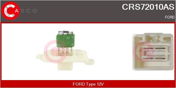 Резистор, компресор салону, Casco CRS72010AS
