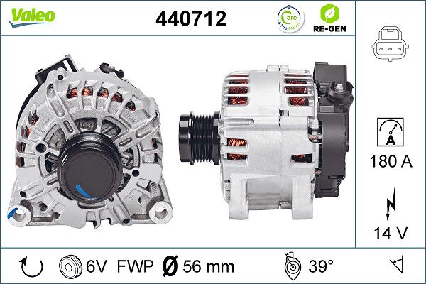 VALEO Dynamo / Alternator 440712