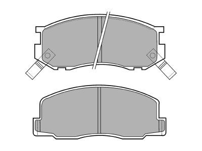 DELPHI LP409 Brake Pad Set, disc brake