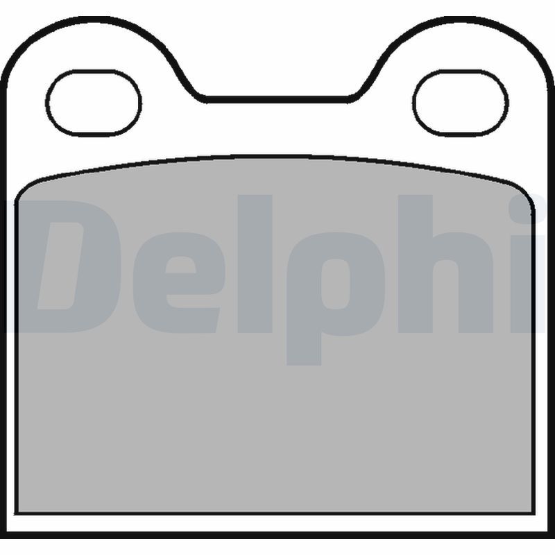 Delphi LP21 Brake Pad Set, disc brake
