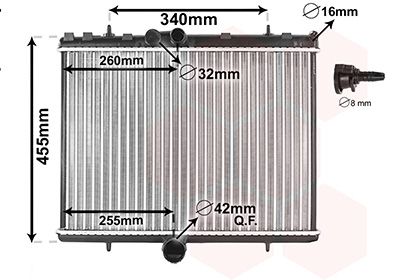 Radiador, refrigeración del motor