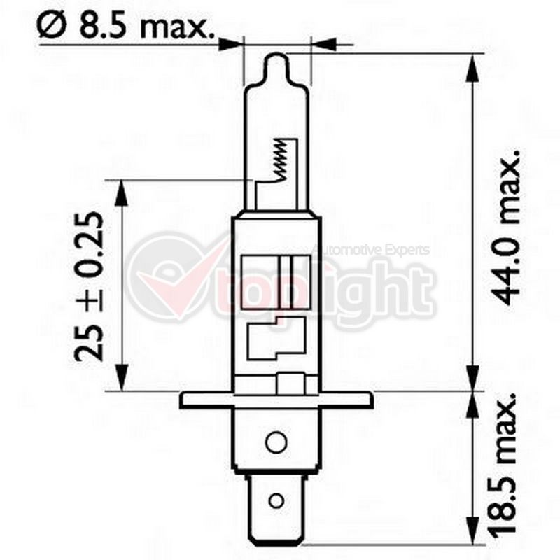 AE TOPLIGHT 39163 Bulb H1 24V 70W