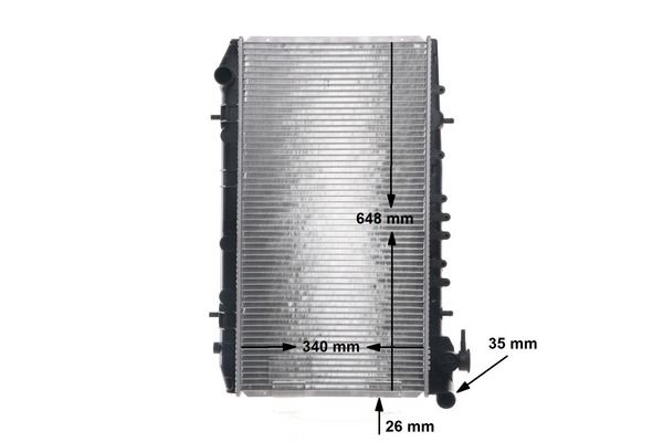 MAHLE CR 436 000S Radiator, engine cooling