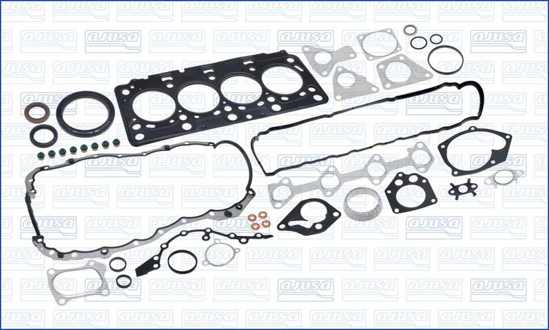 AJUSA DACIA комплект прокладок двигуна DUSTER, LOGAN 1.5 dCi 07-, RENAULT KANGOO, LOGAN I, TWINGO II 04-