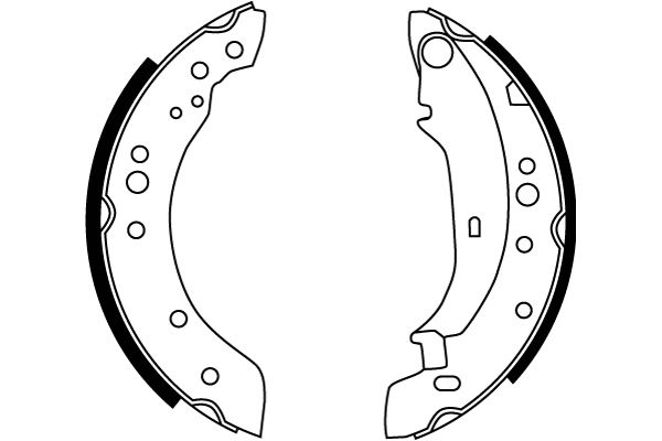 TRW GS8771 Brake Shoe Set