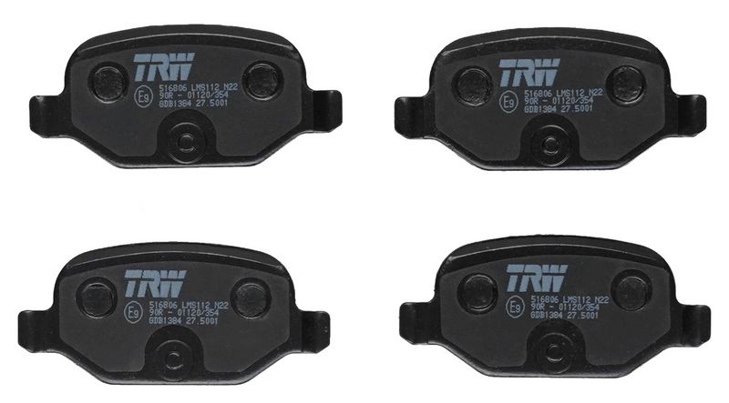 TRW GDB1384 Brake Pad Set, disc brake
