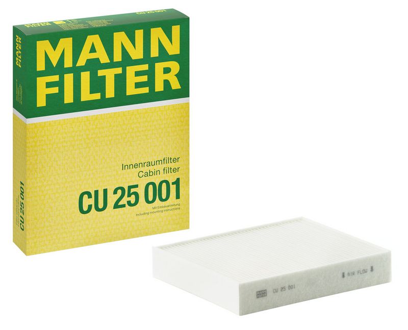 Filter, salongiõhk, MANN-FILTER CU 25 001