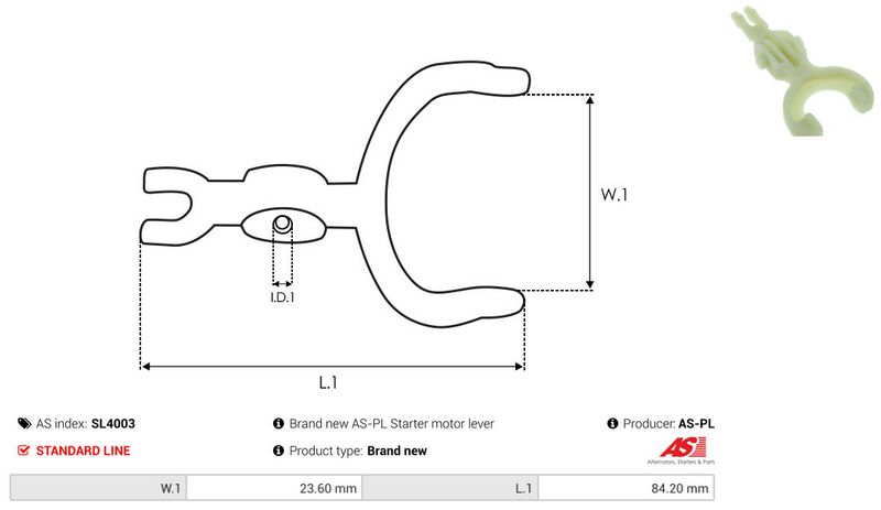 Starterihoob, Karburaator, AS-PL SL4003