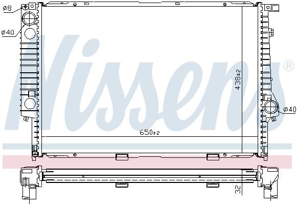 NISSENS 60622A Radiator, engine cooling