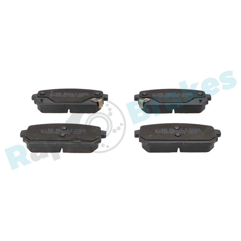RAP BRAKES R-P1250 Brake Pad Set, disc brake