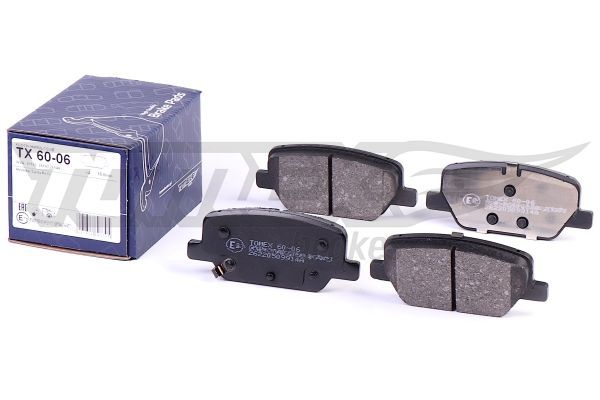 TOMEX Brakes TX 60-06 Stabdžių trinkelių rinkinys, diskinis stabdys