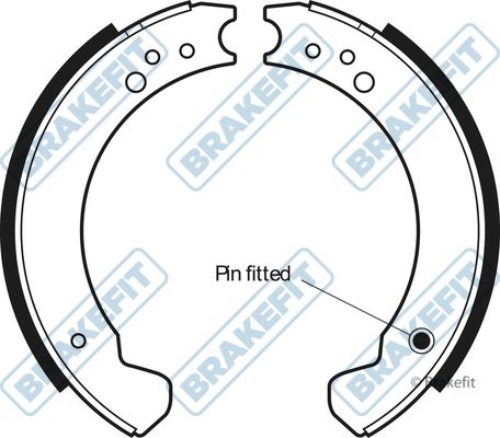 APEC Brake Shoe Set BSH1089