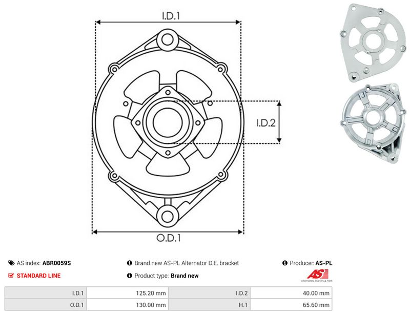 Kaitsekate, generaator, AS-PL ABR0059S