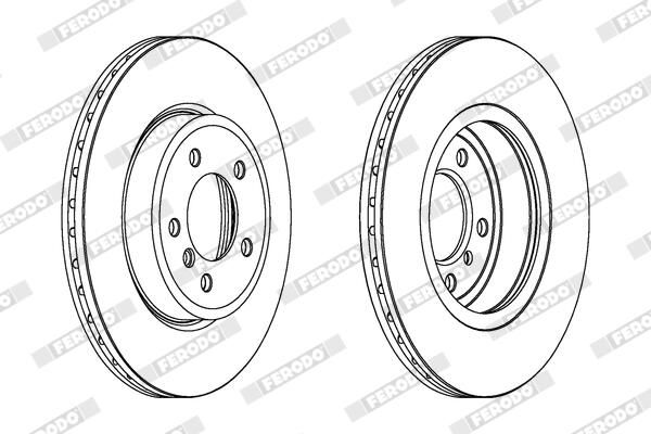 FERODO DDF1174C-1 Brake Disc