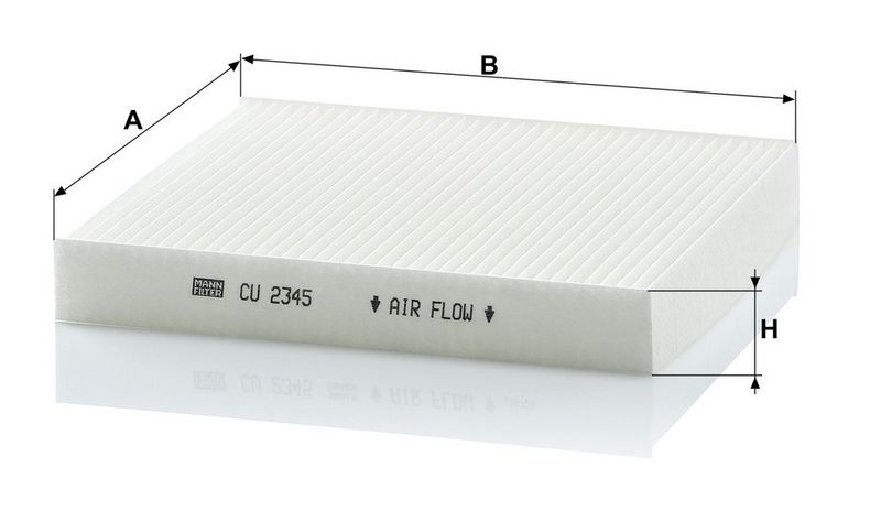 Filter, salongiõhk, MANN-FILTER CU 2345