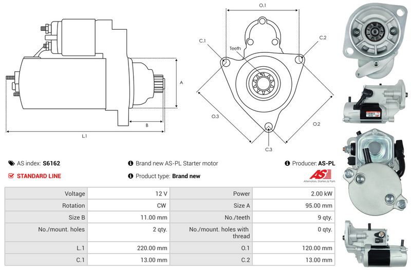 AS-PL S6162 Starter
