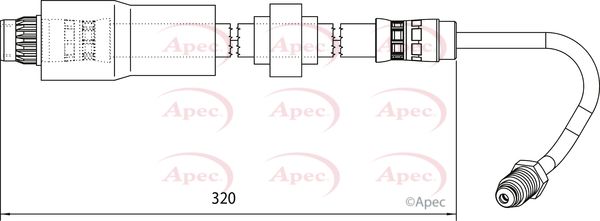 APEC Brake Hose HOS4119